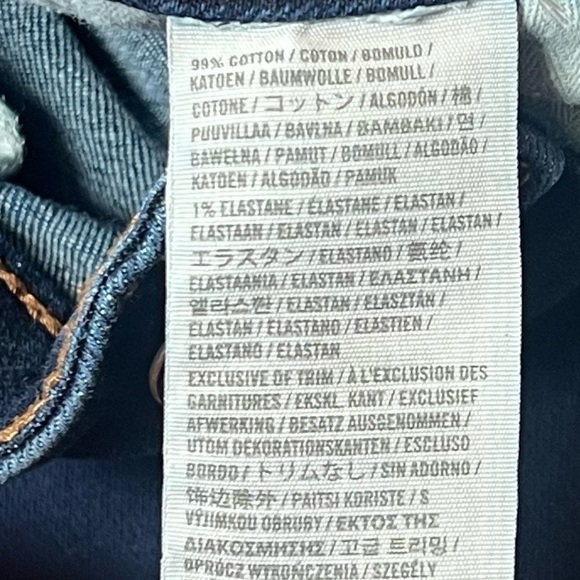 Abercrombie & Fitch Skinny Low Rise Dark Wash Jeans Size 0 25” Size 25” Waist - Picture 6 of 7